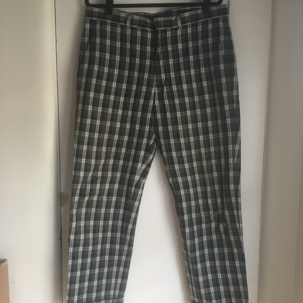Men's Club Monaco Plaid Pants